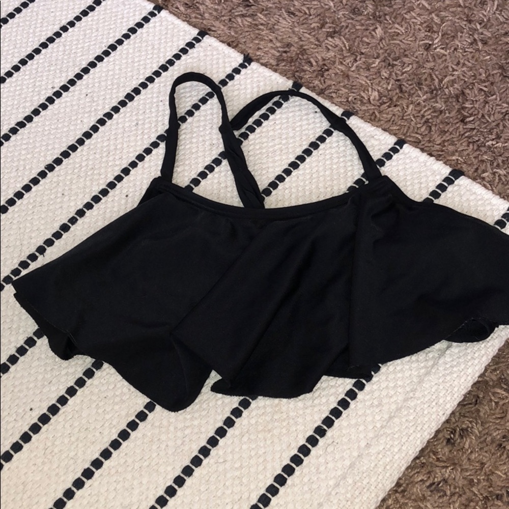 old navy black bathing suit top